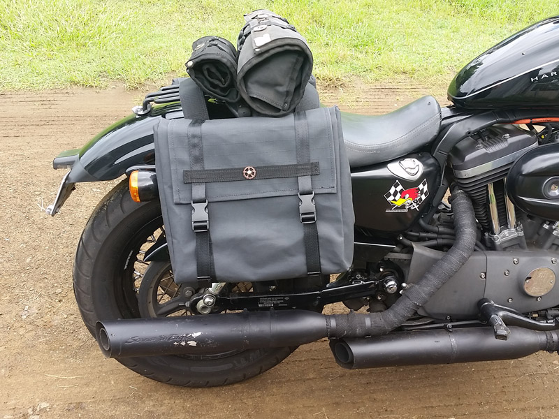 Canvas Motorcycle Panniers Naz Bags Canvas Tool Rolls and bags