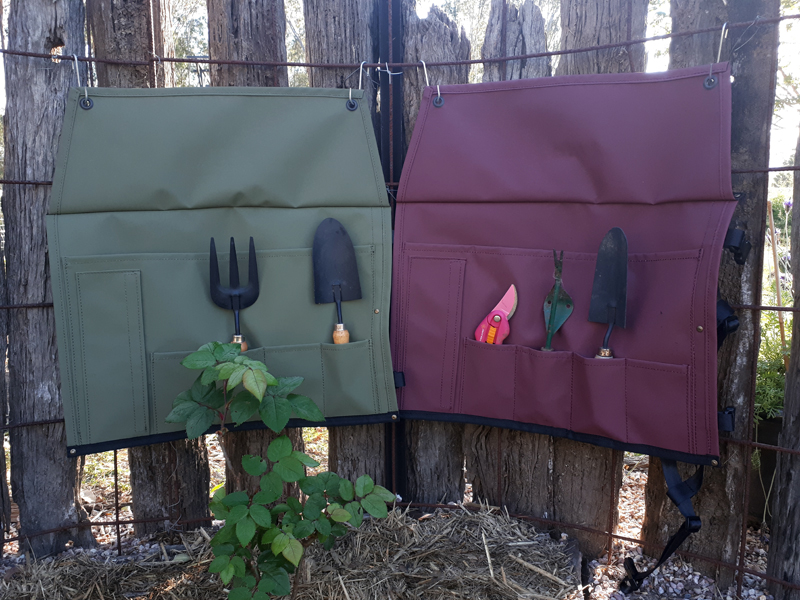 Garden Tool Roll Australian Made Canvas