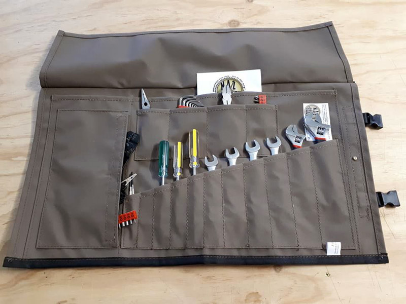 Car Tool Roll 4WD Tool Roll Australian Made Canvas