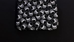Metallic Skulls on Black