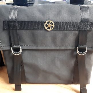 waxed canvas motorcycle panniers