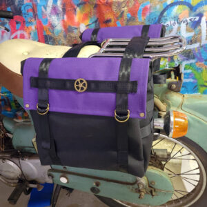 Small Panniers in Purple and Black