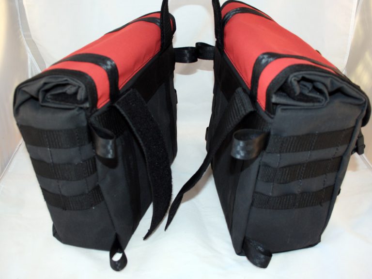Australian Made Motorcycle Saddlebags Allsorts Range Colours Canvas