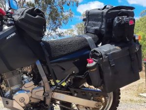 Standard panniers and Large Top Bag
