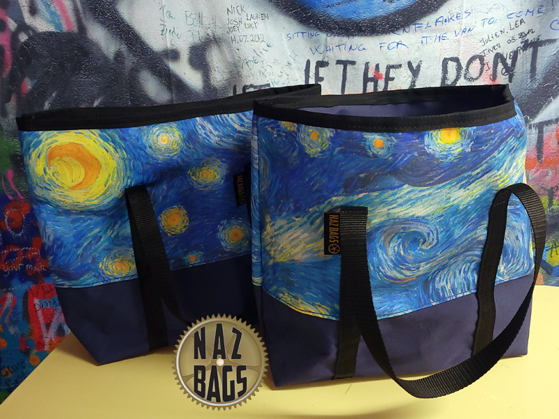 Starry Night Shopping Bags